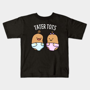 Tater Tots Cute Potato Pun Kids T-Shirt